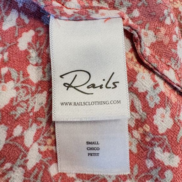 Rails Audrina Midi Dress in Red Ditsy, Feminine, Sleeveless, Women's Small - Picture 12 of 13